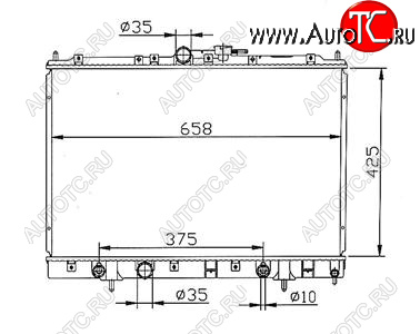 8 249 р. PININ (4G93) РАДИАТОР ОХЛАЖДЕН AT BODYPARTS mbpin99-910  с доставкой в г. Пермь