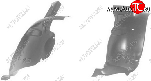 889 р. Левый подкрылок передний (задняя часть) TYG  Peugeot 406 ( 8B,  8E,F) (1995-1999) седан дорестайлинг, универсал дорестайлинг  с доставкой в г. Пермь