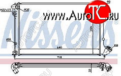 6 299 р. 406 РАДИАТОР ОХЛАЖДЕН (NISSENS) (NRF) (GERI) (см.каталог) NISSENS pg40696-911  с доставкой в г. Пермь