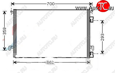 4 299 р. VECTRA (+SIGNUM) КОНДЕНСАТОР КОНДИЦ (см.каталог) BODYPARTS opvca02-931  с доставкой в г. Пермь
