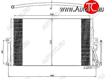 5 799 р. VECTRA КОНДЕНСАТОР КОНДИЦ BODYPARTS opvca99-930  с доставкой в г. Пермь