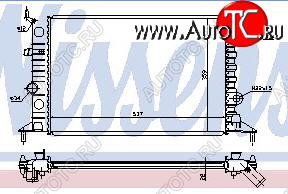 2 299 р. VECTRA РАДИАТОР ОХЛАЖДЕН (см.каталог) BODYPARTS opvca96-916  с доставкой в г. Пермь