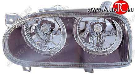25 999 р. GOLF ФАРА Л+П (КОМПЛЕКТ) ТЮНИНГ С СВЕТЯЩ ОБОДК ВНУТРИ (DEPO) ЧЕРН DEPO vwglf92-008b-n  с доставкой в г. Пермь