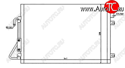3 289 р. LOGAN КОНДЕНСАТОР КОНДИЦ (см.каталог) BODYPARTS rnlog05-931  с доставкой в г. Пермь