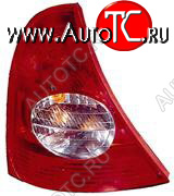 2 189 р. Левый фонарь DEPO  Renault Clio ( CB,  BB) (2001-2012) рестайлинг, хэтчбэк 3 дв., рестайлинг, хэтчбэк 5 дв.  с доставкой в г. Пермь
