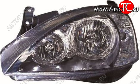 25 749 р. CORSA ФАРА Л+П (КОМПЛЕКТ) ТЮНИНГ С 2 СВЕТЯЩ ОБОДК ВНУТРИ (DEPO) ЧЕРН DEPO opcor01-003b-n  с доставкой в г. Пермь