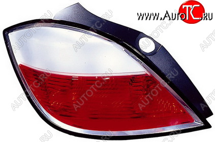 4 199 р. Левый фонарь DEPO Opel Astra H хэтчбек 5дв дорестайлинг (2004-2007)  с доставкой в г. Пермь