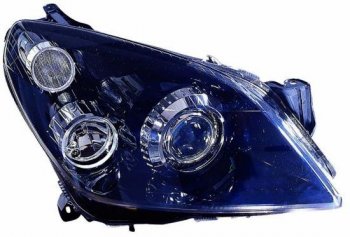 Фара правая DEPO (с электрокорректором) Opel Astra  H (2004-2009) седан дорестайлинг, седан рестайлинг