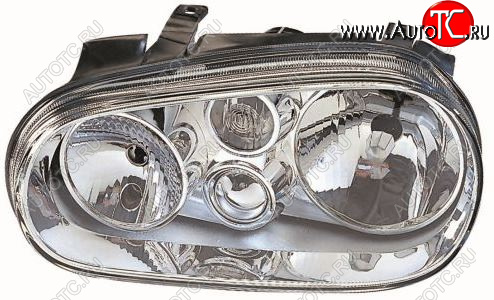 5 999 р. Правая фара (под корректор, без противотум) BodyParts Volkswagen Golf 4 (1997-2003)  с доставкой в г. Пермь
