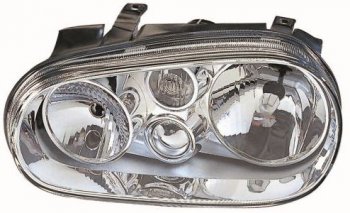 Правая фара (под корректор, с противотум) DEPO Volkswagen Golf  4 (1997-2003)