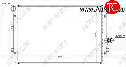 4 549 р. GOLF РАДИАТОР ОХЛАЖДЕН (см.каталог) BODYPARTS vwglf04-918  с доставкой в г. Пермь