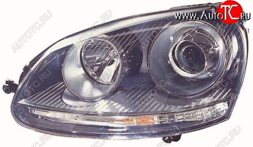 17 999 р. Левая фара (с электрокорректором, ксенон) BodyParts  Volkswagen Golf  5 (2003-2009) хэтчбэк  с доставкой в г. Пермь