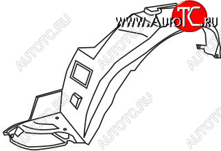 629 р. Левый подкрылок передний TYG  Honda Accord  6 CF (1997-2000) седан дорестайлинг  с доставкой в г. Пермь