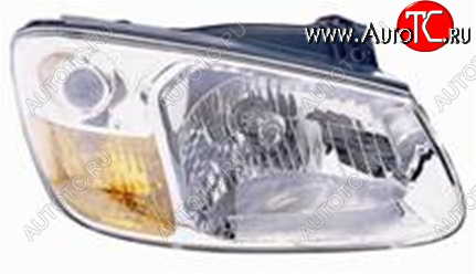 8 999 р. Правая фара (c электрокорректором) DEPO KIA Cerato 1 LD седан дорестайлинг (2003-2007)  с доставкой в г. Пермь