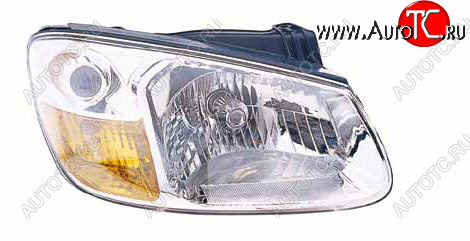 5 849 р. Правая фара DEPO KIA Cerato 1 LD седан рестайлинг (2005-2008)  с доставкой в г. Пермь