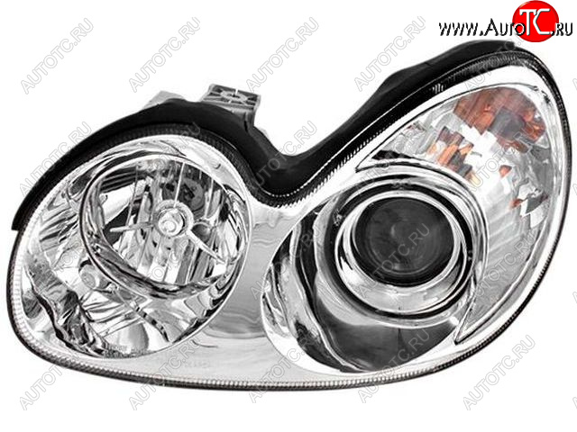5 999 р. Левая фара BODYPARTS  Hyundai Sonata  EF (2001-2013) рестайлинг ТагАЗ  с доставкой в г. Пермь
