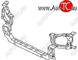 4 299 р. SONATA СУППОРТ РАДИАТОРА НИЖН (Тайвань) TYG hnson02-380  с доставкой в г. Пермь