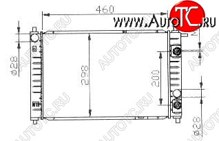 1 769 р. MATIZ РАДИАТОР ОХЛАЖДЕН AT BODYPARTS dwmiz01-912  с доставкой в г. Пермь