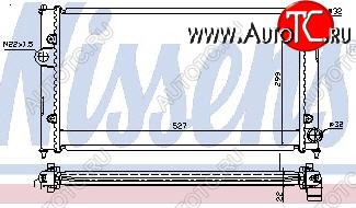 4 199 р. CADDY {INCA} РАДИАТОР ОХЛАЖДЕН (NISSENS) (NRF) (GERI) (см.каталог) NISSENS vwcad95-910  с доставкой в г. Пермь