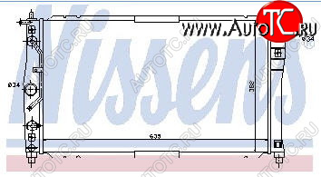 3 399 р. LANOS РАДИАТОР ОХЛАЖДЕН 1.3 1.5 1.6 AT MT BODYPARTS dwlan97-911  с доставкой в г. Пермь