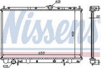 5 799 р. S40 {+V40} РАДИАТОР ОХЛАЖДЕН (NISSENS) (NRF) (GERI) (см.каталог) NISSENS vvs4093-910  с доставкой в г. Пермь. Увеличить фотографию 1