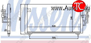 5 649 р. GALANT КОНДЕНСАТОР КОНДИЦ BODYPARTS mbgal97-930  с доставкой в г. Пермь