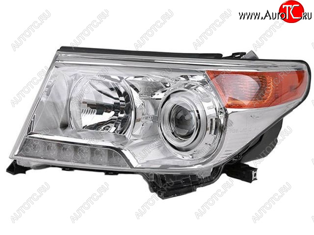 8 999 р. Левая фара (с электрокорректором, ксенон) BODYPARTS  Toyota Land Cruiser  200 (2012-2015) 1-ый рестайлинг  с доставкой в г. Пермь