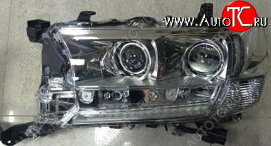 58 999 р. Левая фара (с светодиод. модулем, линзован) BodyParts  Toyota Land Cruiser  200 (2015-2021) 2-ой рестайлинг  с доставкой в г. Пермь