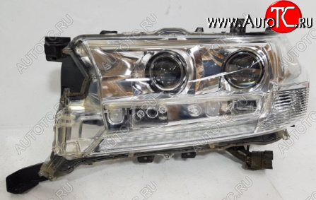 20 999 р. Левая фара (со светодиод. модулем, линзован) BODYPARTS  Toyota Land Cruiser  200 (2015-2021) 2-ой рестайлинг  с доставкой в г. Пермь