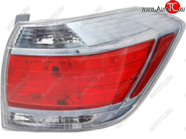 6 549 р. Правый фонарь BODYPARTS  Toyota Highlander  XU40 (2010-2013) рестайлинг  с доставкой в г. Пермь
