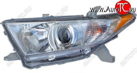 13 599 р. Левая фара (под корректор) DEPO Toyota Highlander XU40 рестайлинг (2010-2013)  с доставкой в г. Пермь