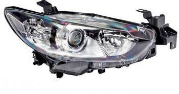 Правая фара (линзован, под корректор) DEPO Mazda 6  GJ (2012-2015) дорестайлинг седан