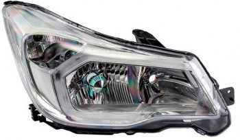 Правая фара (c электрокорректором, ксенон) DEPO Subaru Forester  SJ (2012-2016) дорестайлинг