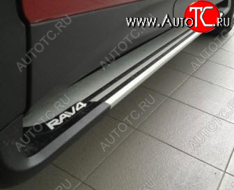 8 749 р. RAV4 ПОРОГ-ПОДНОЖКА Л+П (КОМПЛЕКТ) BODYPARTS tyrv413-4a0-n  с доставкой в г. Пермь
