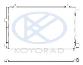 RAV4 КОНДЕНСАТОР КОНДИЦ (KOYO) KOYORAD tyrv413-930