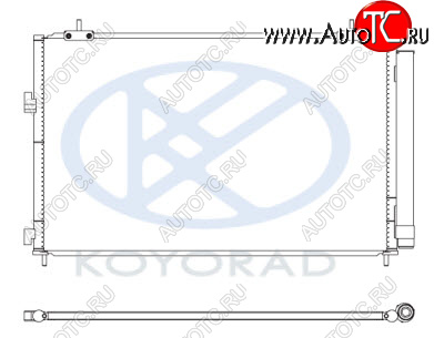 13 949 р. RAV4 КОНДЕНСАТОР КОНДИЦ (KOYO) KOYORAD tyrv413-930  с доставкой в г. Пермь