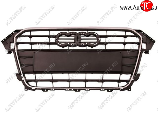9 299 р. AUDI A4 РЕШЕТКА РАДИАТОРА СЕРЕБРИСТ С ХРОМ МОЛДИНГ (Тайвань) TYG ai0a412-100  с доставкой в г. Пермь
