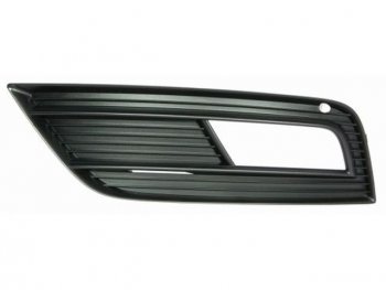 Левая вставка переднего бампера (с отверстием под ПТФ, пр-во Китай) BODYPARTS Audi A4  B8 (2011-2015) рестайлинг, седан