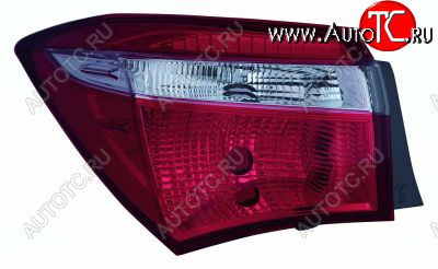 7 349 р. Левый фонарь DEPO Toyota Corolla E180 дорестайлинг (2013-2016)  с доставкой в г. Пермь