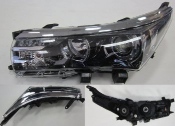 Левая фара (с электрокорректором, диодная) BODYPARTS Toyota Corolla  E180 (2013-2016) дорестайлинг