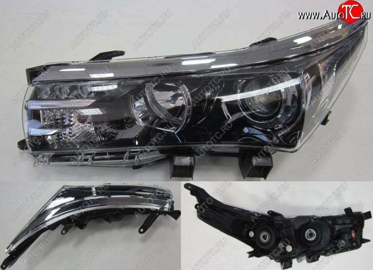 11 999 р. Левая фара (с электрокорректором, диодная) BODYPARTS  Toyota Corolla  E180 (2013-2016) дорестайлинг  с доставкой в г. Пермь