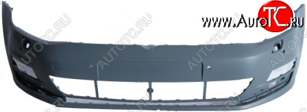 7 449 р. GOLF БАМПЕР ПЕРЕДН С ОТВ ПОМЫВАТ ФАР , С ОТВ ПДАТЧ , ГРУНТ (Тайвань) TYG vwglf12-160  с доставкой в г. Пермь