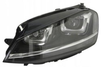 GOLF {D3S} ФАРА ЛЕВ ЛИНЗОВАН С РЕГ.МОТОР (КСЕНОН) ВНУТРИ (DEPO) ЧЕРН DEPO vwglf12-001b-l