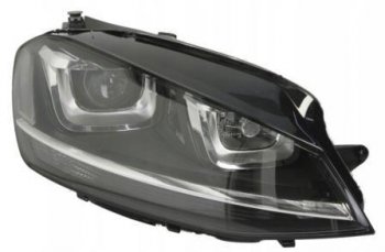 Правая фара (с электрокорректором, ксенон) BodyParts Volkswagen Golf  7 (2012-2017) дорестайлинг, хэтчбэк 5 дв.
