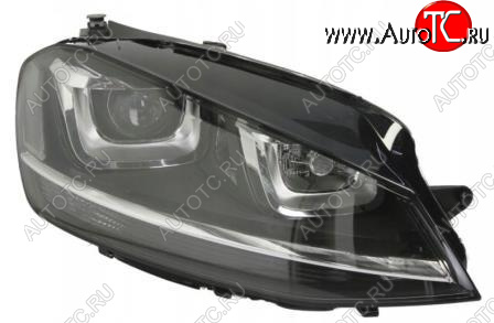 18 999 р. Правая фара (с электрокорректором, ксенон) BodyParts Volkswagen Golf 7 дорестайлинг, хэтчбэк 5 дв. (2012-2017)  с доставкой в г. Пермь