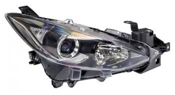 Правая фара (под корректор) DEPO Mazda 3/Axela  BM (2013-2016) дорестайлинг седан