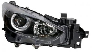 Правая фара (c электрокорректором) DEPO Mazda 3/Axela  BM (2016-2019) рестайлинг седан