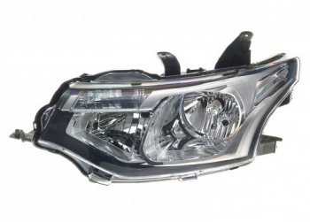 Левая фара (под корректор) DEPO Mitsubishi Outlander  GF (2012-2014) дорестайлинг