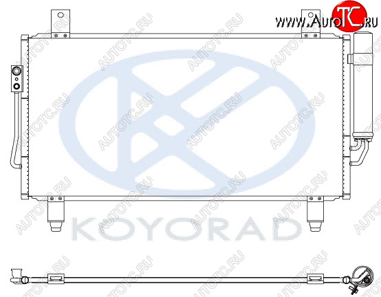 12 599 р. OUTLANDER КОНДЕНСАТОР КОНДИЦ (KOYO) KOYORAD mbotl13-930  с доставкой в г. Пермь