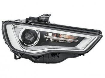 Правая фара (c электрокорректором) DEPO Audi A3 ( 8VA хэтчбэк 5 дв.,  8V1) (2012-2016) дорестайлинг, хэтчбэк 3 дв. дорестайлинг (ксенон)